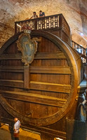 "Largest" wine barrel in the world, 60k gal
